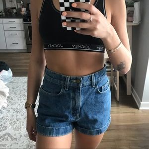 American Apparel jean shorts